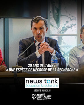 Entretien : 20 ans de l'ANR "Une espèce de nécrose de la recherche"