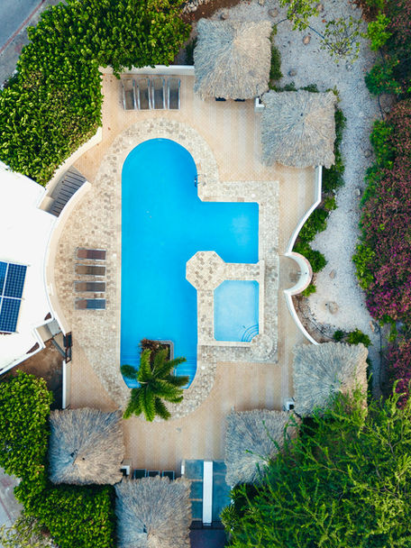 Pool area.