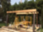Assembling pergola canopy