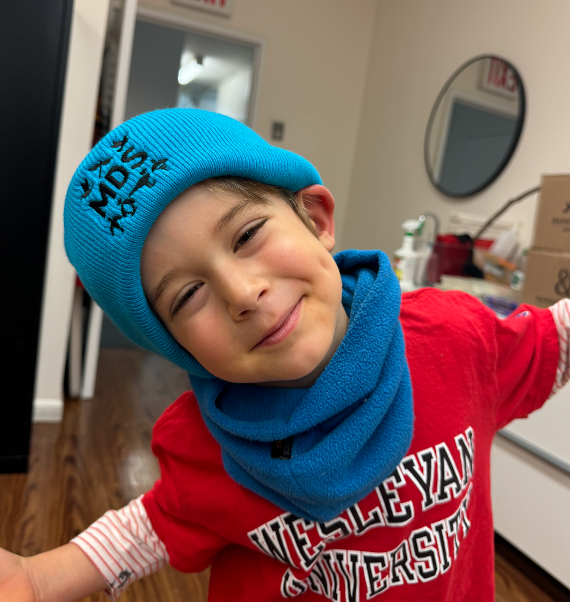 Beanie in Bright Blue