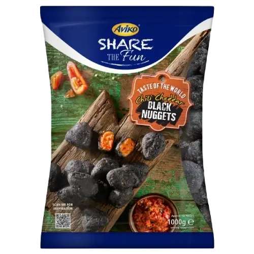 Aviko Cheesy Black Nuggets 1kg