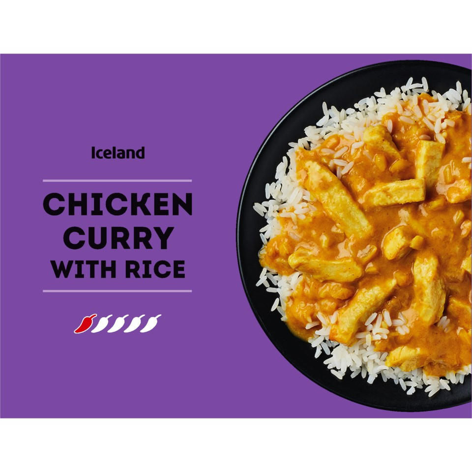 Iceland Chicken Curry & Rice 400g