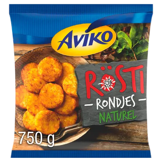Aviko Rösti Rondjes Naturel 750g