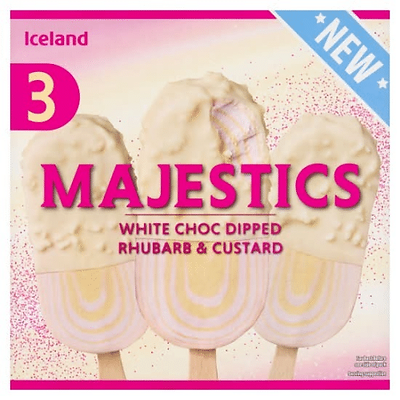 Rhubarb&Custard Majestics - Eis am Stiel 174g