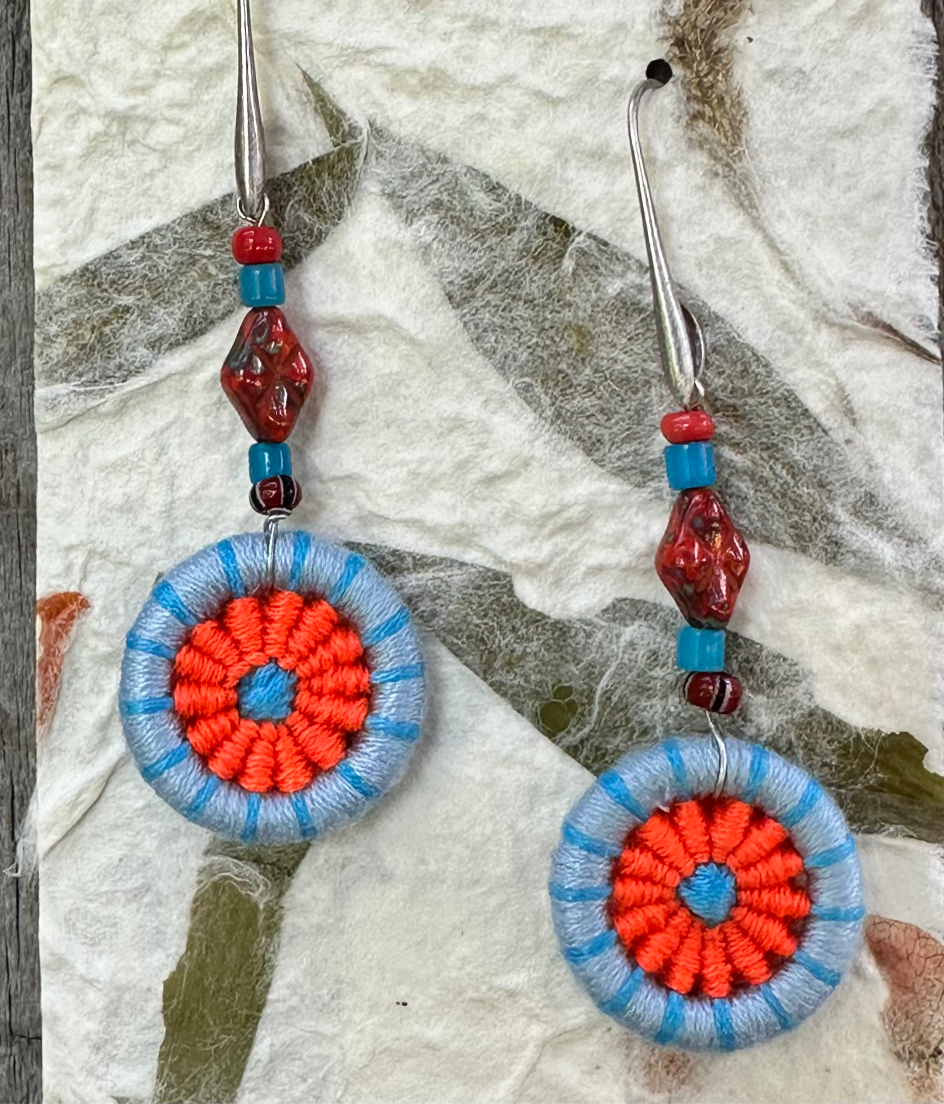 Dorset button earrings 009