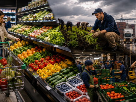 Food Inflation Falls — But Fresh Produce Pays the Bill