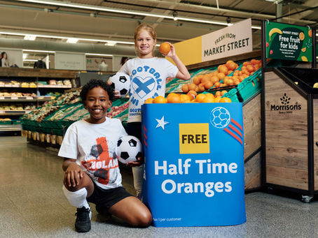 Morrisons Scores With Free Half-Time Oranges For Kids