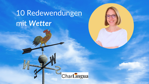 Redewendungen mit Wetter zum Deutschlernen