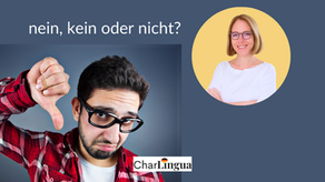 Die Verneinung mit kein oder nicht 