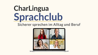 CharLingua Sprachclub für Deutschlernende ab B1