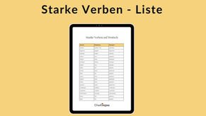 Starke Verben - Liste 