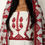 Thumbnail: Red Embroidered White Dress