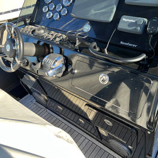 36ft Ribco Seafarer - Exterior wrap in 3M Gloss Black