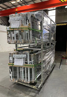 Iron frame packaging