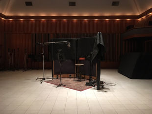 About to record vocals for HAIRSPRAY LIVE! at Capitol Studios on 'Frank's mic', November 2016.  Too beautiful not to memorialize.