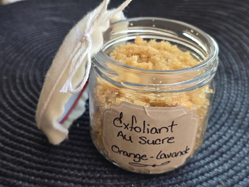Exfoliant au sucre maison
