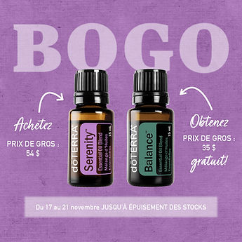 Serenity 15 mL + Balance 15 mL-November BOGO-Promo-Social Media-CA-French-Instagram-Post-S