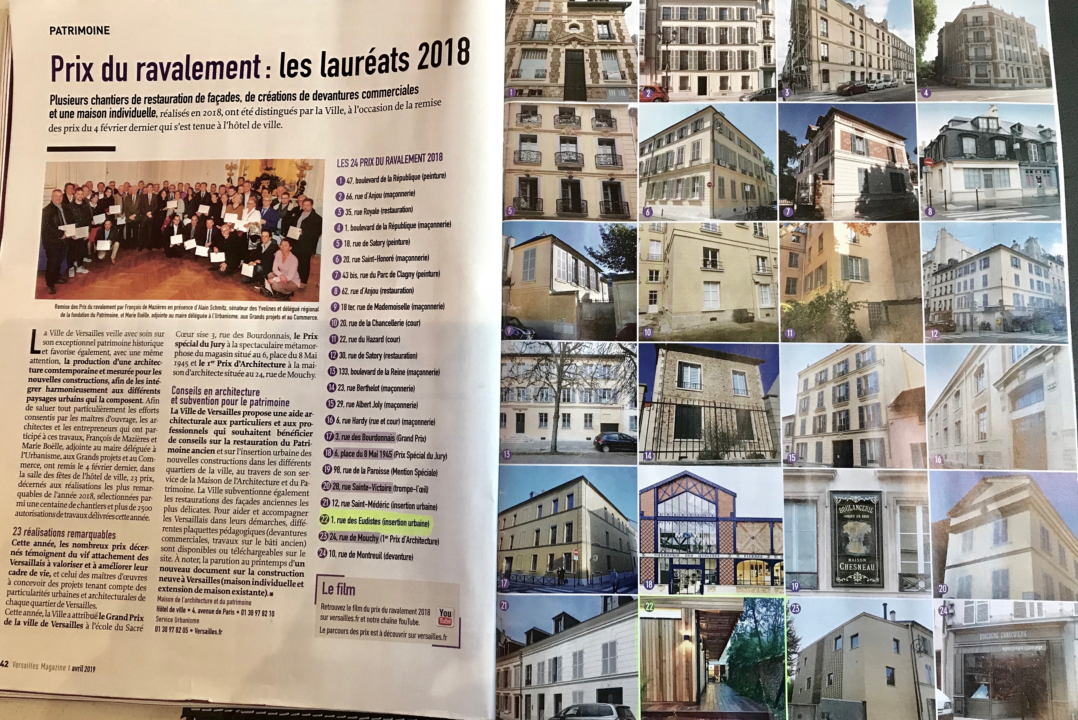 Prix Catégorie insertion Urbaine