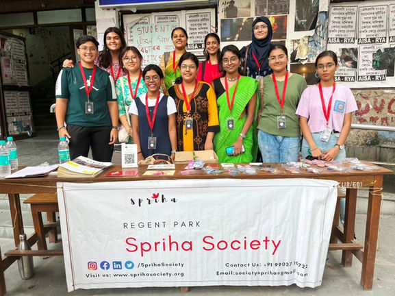Interns at Spriha Society