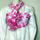 Miniature : Tie-dye,100% Cotton, Swim Suit Cover, Stole, Wrap Pom Pom Lace