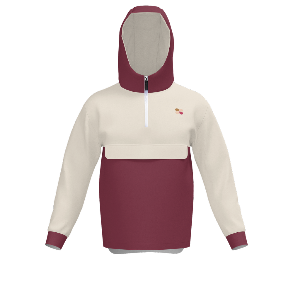 Ikonik Bloom Ladies Fleece-Lined Quarter Zip Pocket Hoodie (Eco)