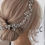 Thumbnail: silver flower crystal hair accessories