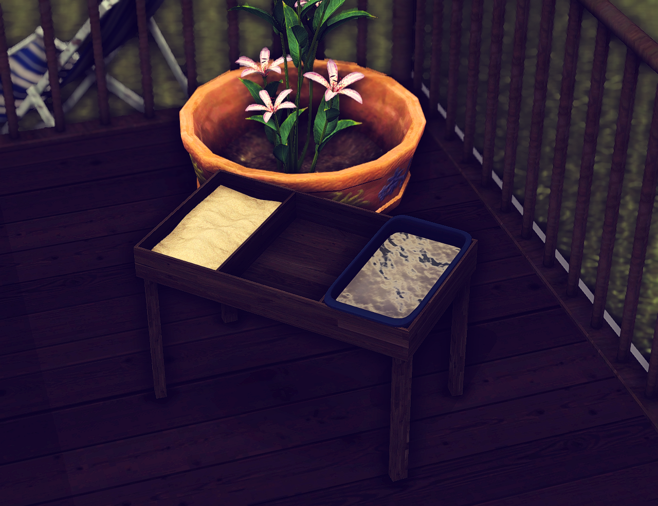 Kale House Toddler Sand pit and water