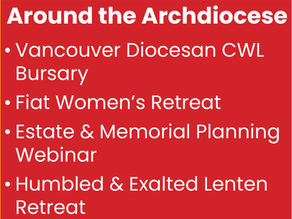 Mar 3rd Around the Archdiocese 
