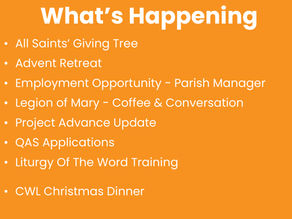 Nov 12th What's Happening? 