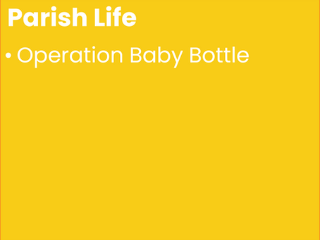 May 25th Parish Life