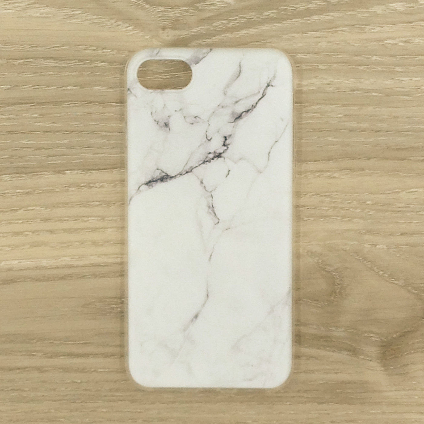 White Marble Print Case for iPhone 7