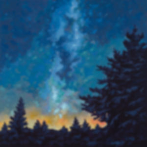 Starry Starry Night - Framed Canvas