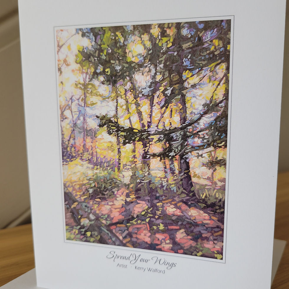 Thumbnail: Blank Greeting Card & Envelope of 'Spread Your Wings'