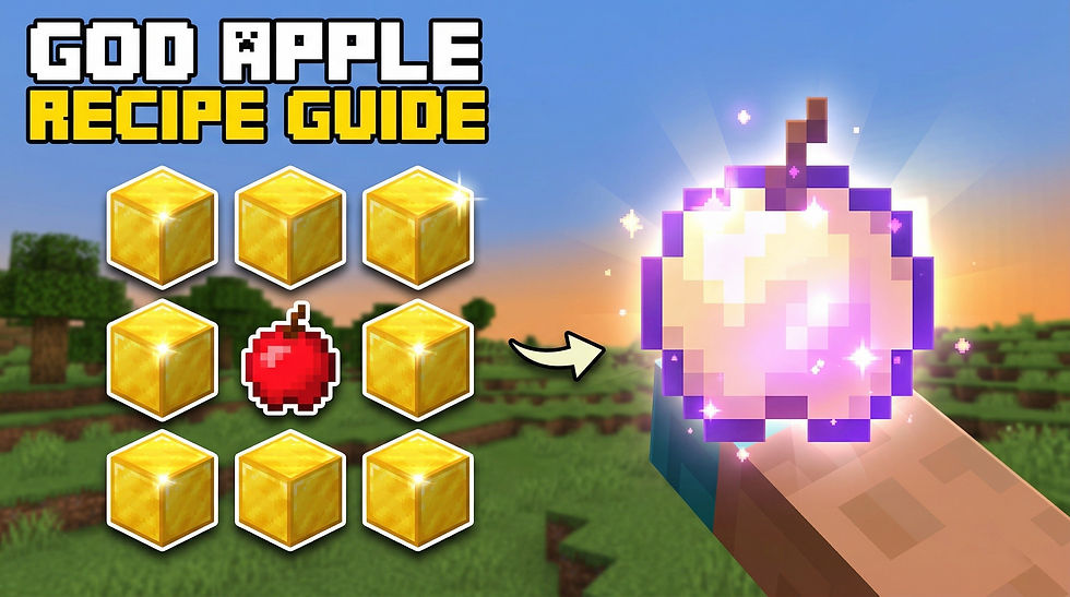 How to Make an Enchanted Golden Apple in Minecraft