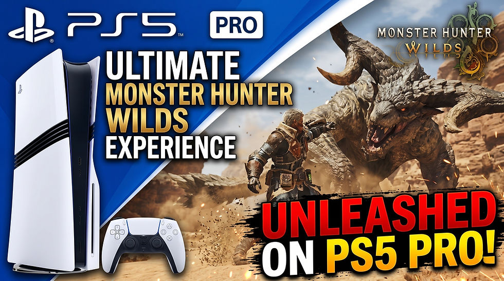 PS5 Pro for Monster Hunter Wilds