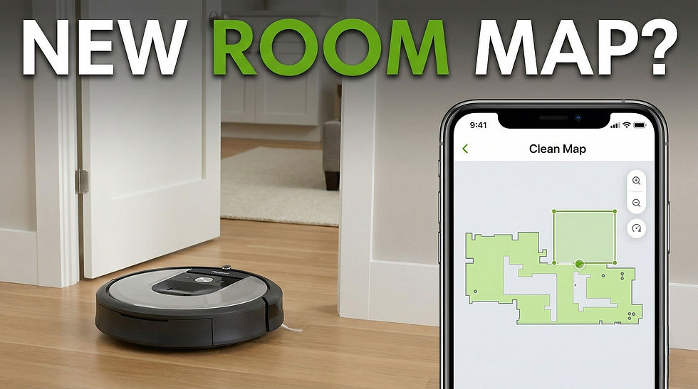 How to Get Roomba to Map a New Room