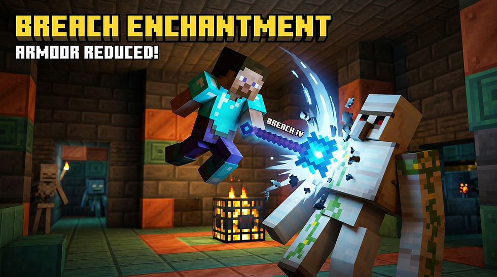 What Does The Breach Enchantment Do In Minecraft?