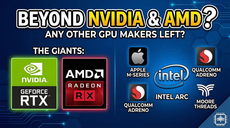 Are there any other GPU companies besides Nvidia and AMD?