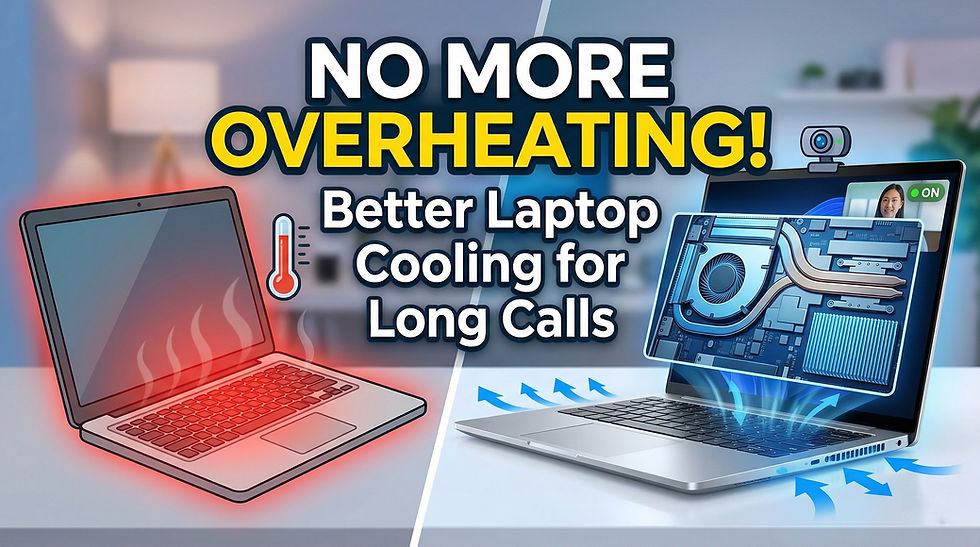 Newer Laptops Improved Thermal Management for Extended Camera Use