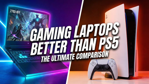 Gaming laptops better than PS5: Power, Flexibility, and Value