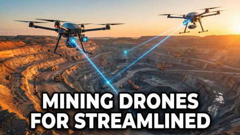Mining Drones for Streamlined and Affordable Usage