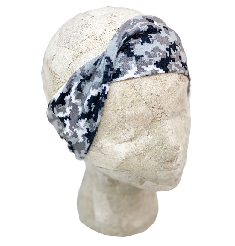 Thumbnail: Digital Black and Grey Camo Headband