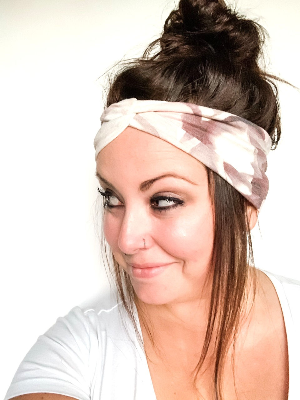 Thumbnail: Blush Cream Floral Headband