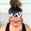 Thumbnail: Large Black and White Floral Headband