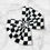 Thumbnail: Black and White Checkered Holey Headband 