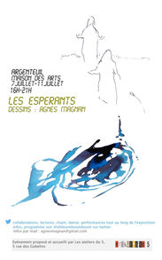 Affiche de l'exposition à la Maison des Arts, Argenteuil, 2015