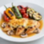 Cheesy Chicken & Mushroom Bake