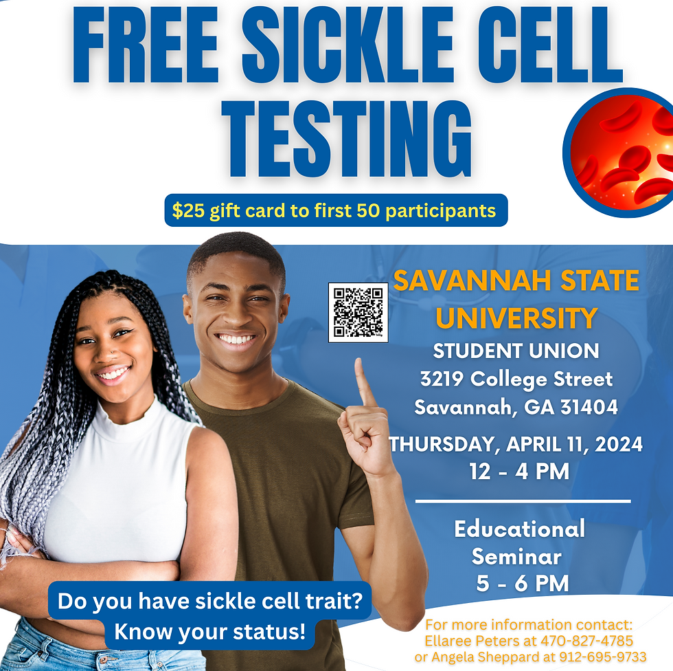 Savannah State Free Testing/Educational Seminar Event