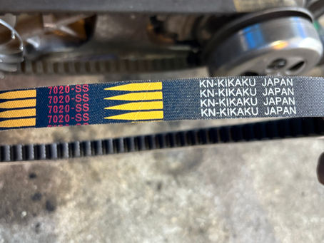 アプリオ Vベルト交換