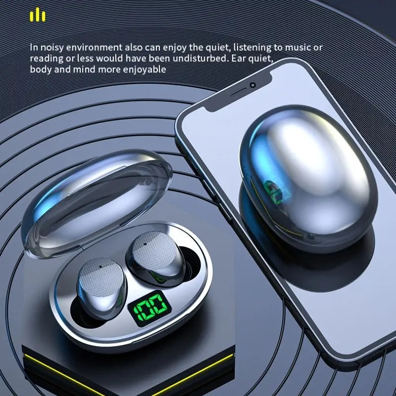 Thumbnail: Wireless Noise-Canceling In-Ear Headphones with Case
